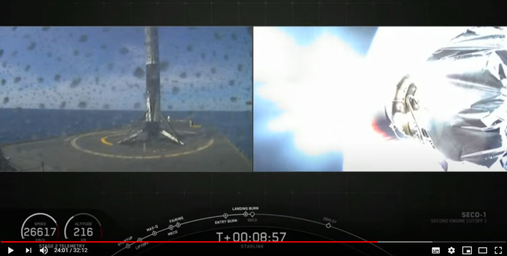 Falcon 9ロケット第1段、無事回収